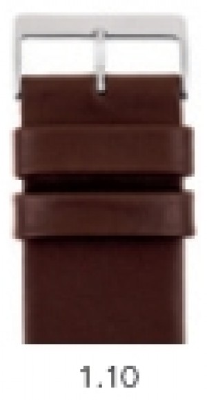 D  ES en DL bandje donkerbruin 1.10